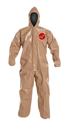 Tychem 5000 Coverall w/ Hood, Elastic Wrists & Ankles C3127T  TN  00-SM, C3127T  TN  00-MD, C3127T  TN  00-L , C3127T  TN  00-XL