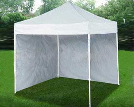 Velcro Attached 10 ft Sidewalls for an Enclosed Shelter from FSI